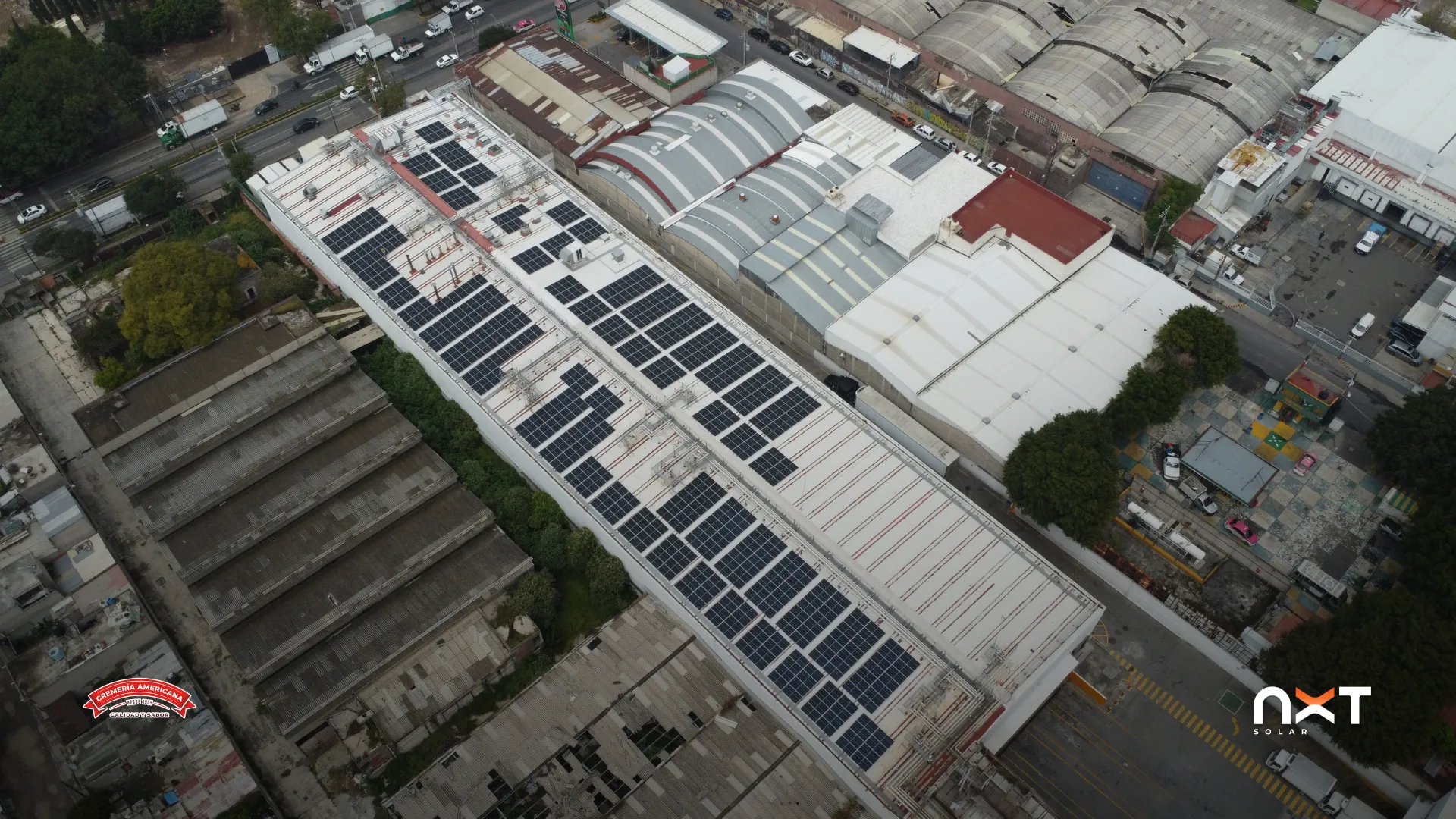 Energía solar para CEDIS de Cremería Americana en CDMX por NXTSolar
